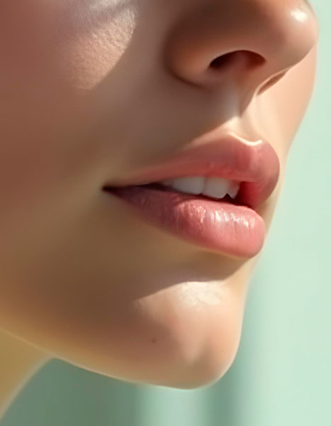 Remodelación y relleno de labios.
